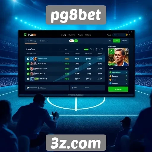 Interface do pg8bet proporciona experiência amigável