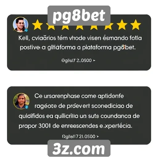 feedback dos usuários sobre pg8bet é positivo